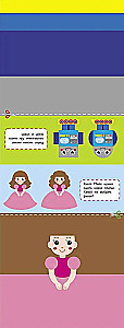 Cut-Outs with Stickers. Toys