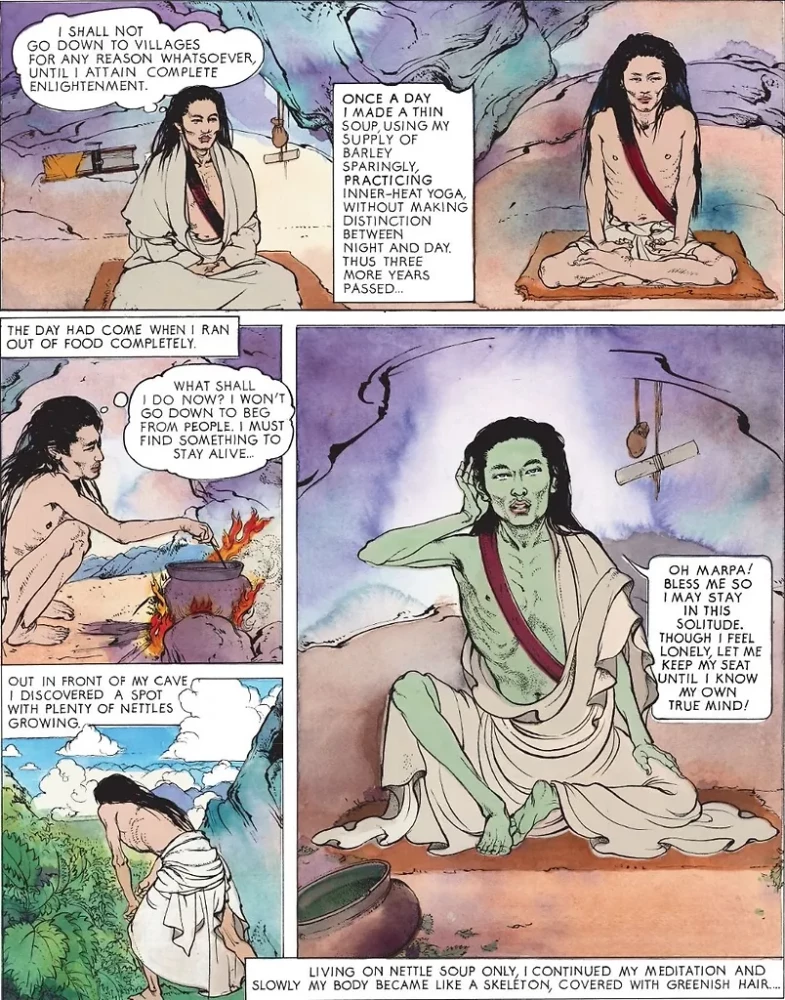 Milarepa. The Amazing Life of the Great Tibetan Yogin. Album-comic