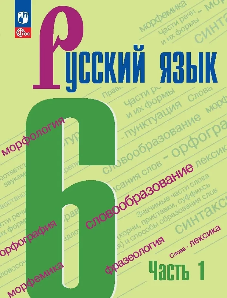 Język rosyjski. Klasa 6. Podręcznik. W dwóch częściach. Część 1