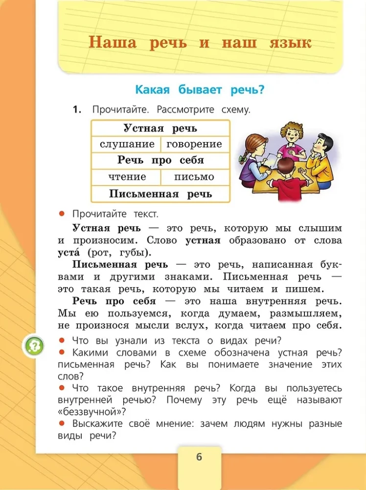 Russian Language. 2nd Grade. Textbook. In Two Parts. Part 1
