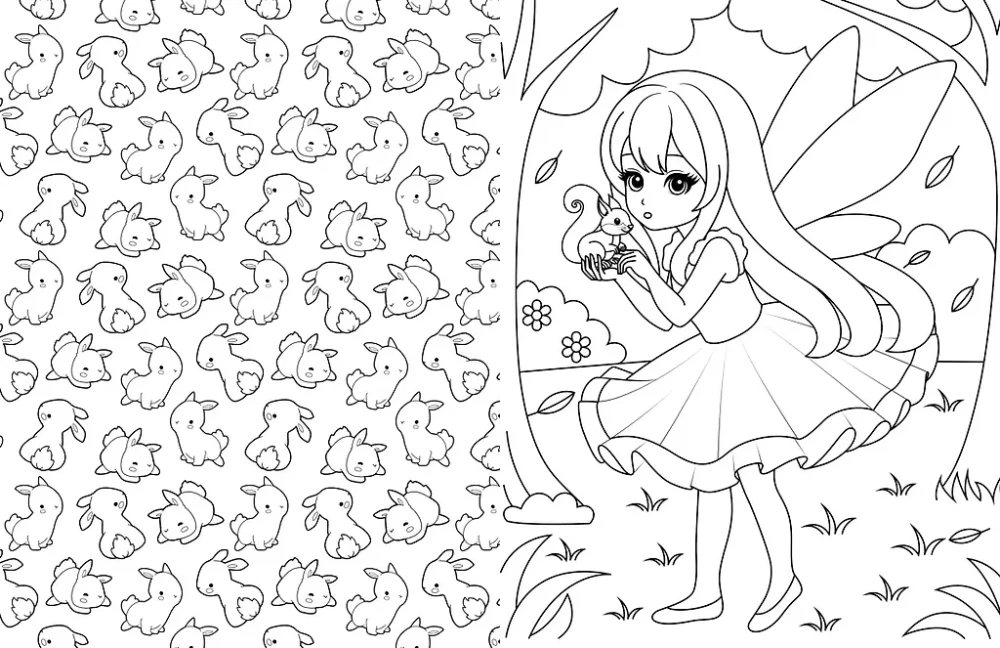 Anime-Mädchen