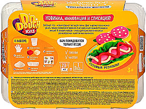 Creative Set, Dry Dough for Modelling - Hot Dog