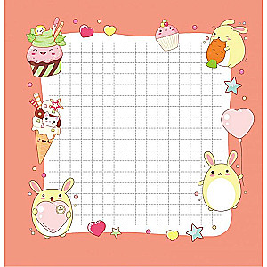 Kawaii. Mały notes na wielkie szczęście (miętowy)