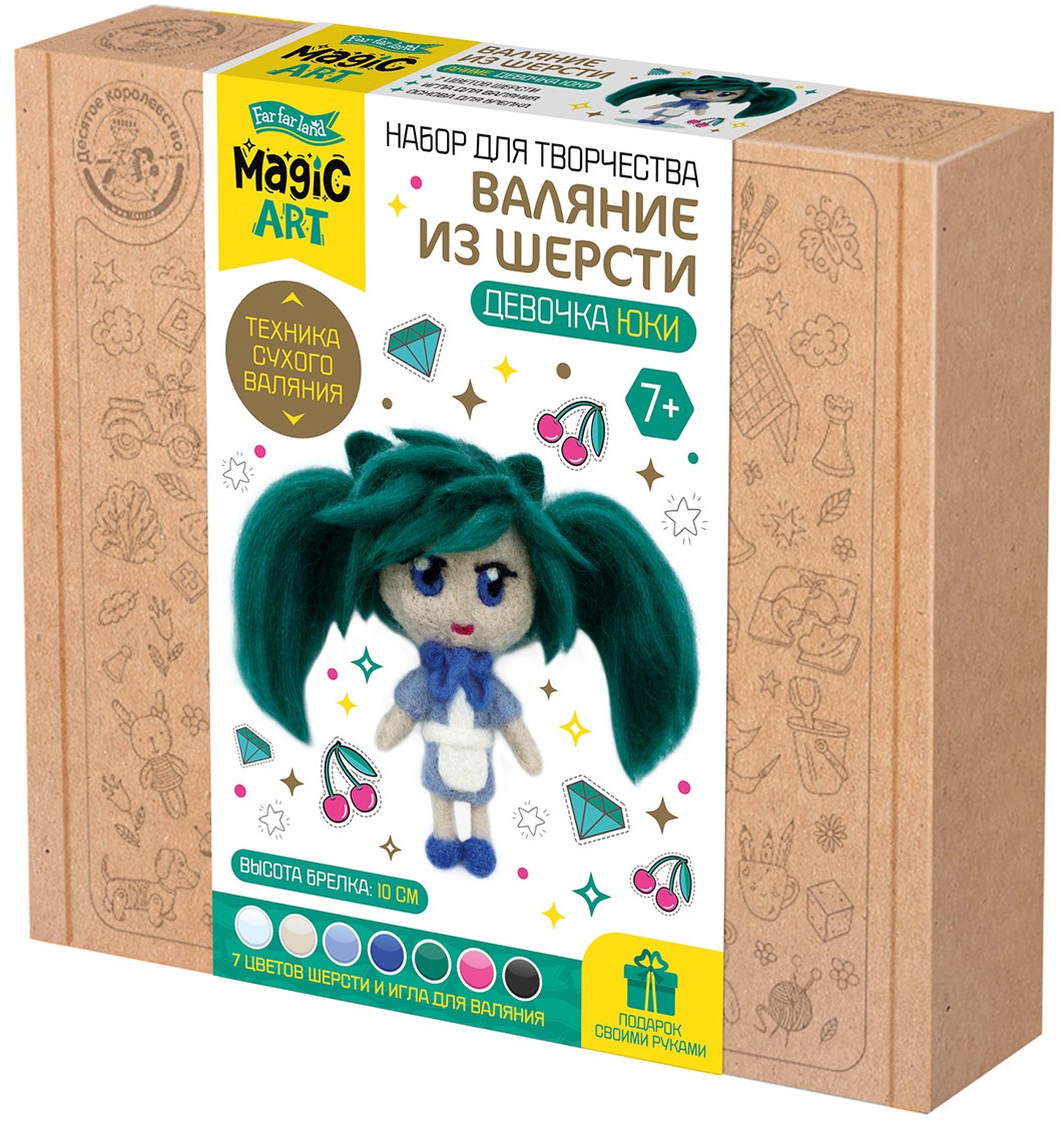 Creative Kit - Wool Felting. Girl Yuki