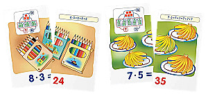 Parrots. Multiplication and Division. Mathematics (48 cards)