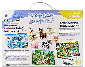 Gra magnetyczna - Kto gdzie mieszka?