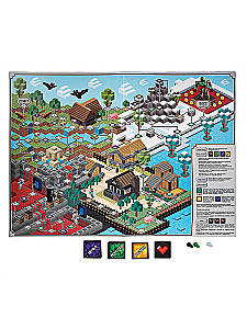 Board Game - Cubecraft. Battle for Treasures
