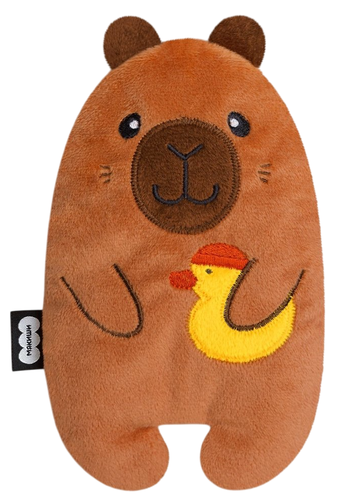 Mīkstā rotaļlieta ar ķiršu kauliņiem - Kapibara ar pīli