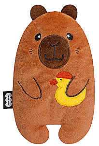 Weichspielzeug mit Kirschkernen - Kapybara mit Ente