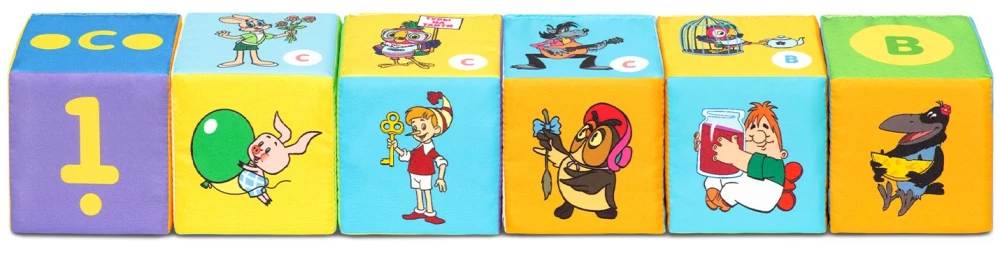 Soft Toy Blocks - Soyuzmultfilm. MultLogic