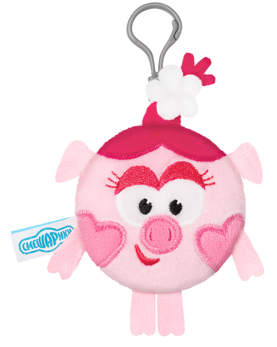 Mīkstā rotaļlieta-piekare - Smešariki. Njuša