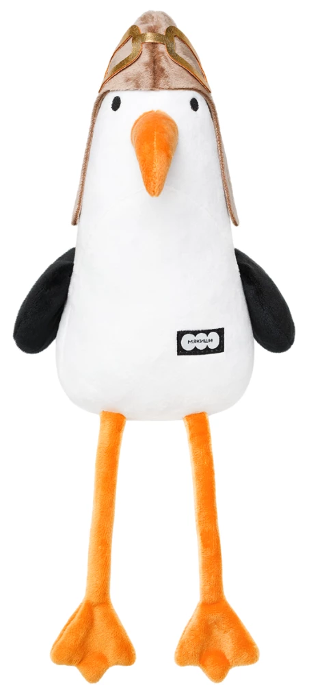 Weiche Plüschfigur - Möwe Pilot