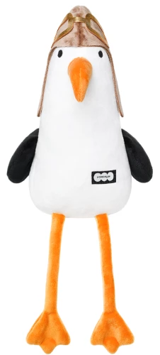 Weiche Plüschfigur - Möwe Pilot