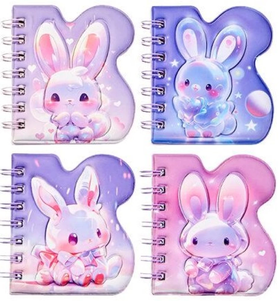 Notizbuch - Neo Hase (4 Designs zur Auswahl)