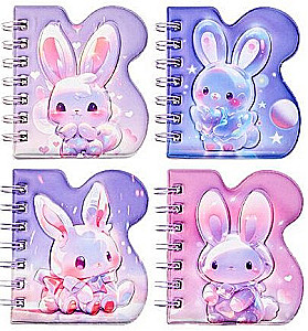 Notizbuch - Neo Hase (4 Designs zur Auswahl)