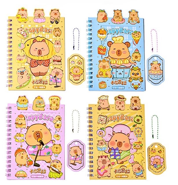 Capybara Notebook, assorted
