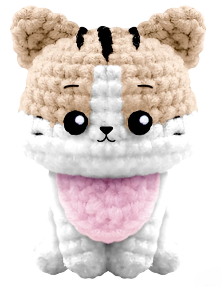 Zestaw do szydełkowania. Amigurumi: miękka zabawka własnoręcznie - Kot, 8 cm