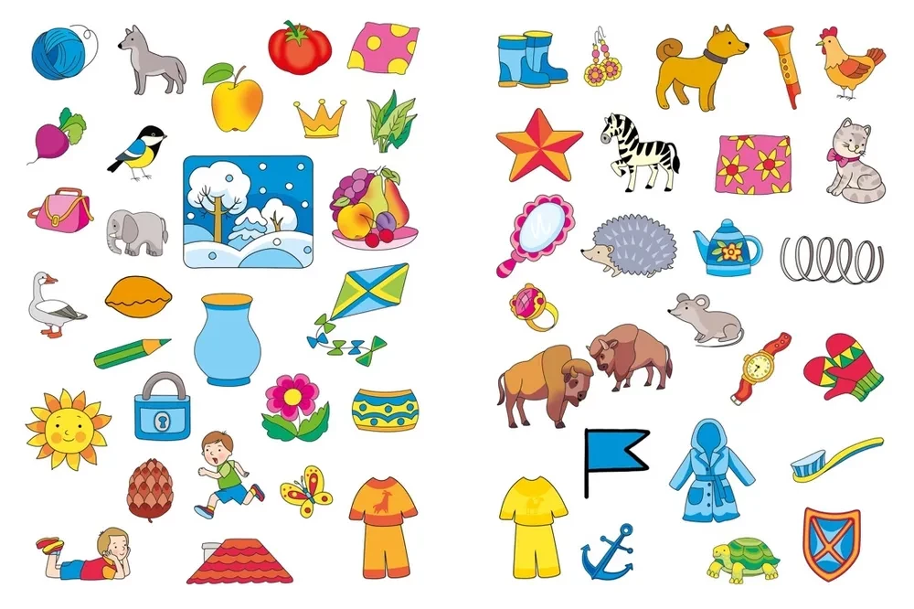 Tests with a Speech Therapist. 5-6 years (with stickers)