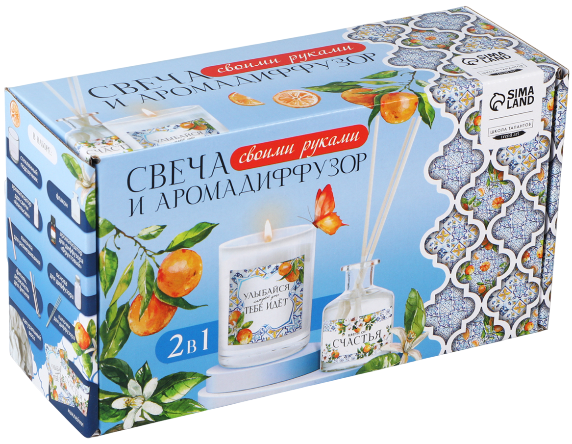 Zestaw do tworzenia świecy i dyfuzora - Owocowy zapach