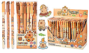 Gelstift mit löschbaren Tinten Capybara, blau, in verschiedenen Designs