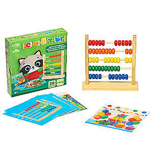 Wooden Abacus with Cards