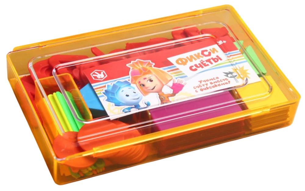 Materiał do liczenia - Uczymy się liczyć, 130 elementów w zestawie, Fixiki, mix
