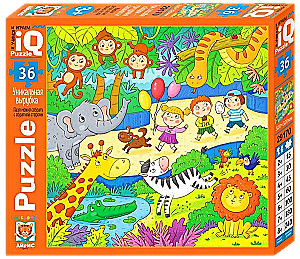 IQ Puzzle dla maluchów - Oto zoo