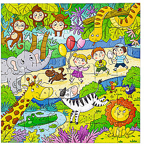 IQ Puzzle dla maluchów - Oto zoo