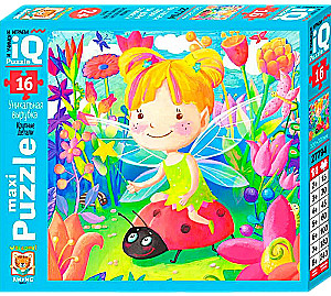 IQ Puzzl MAXI - Wróżka na łące (16 elementów)