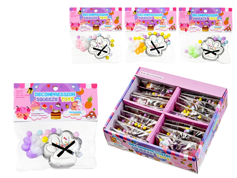 Stressabbau-Spielzeug - Squish Pfoten (2 Stück)