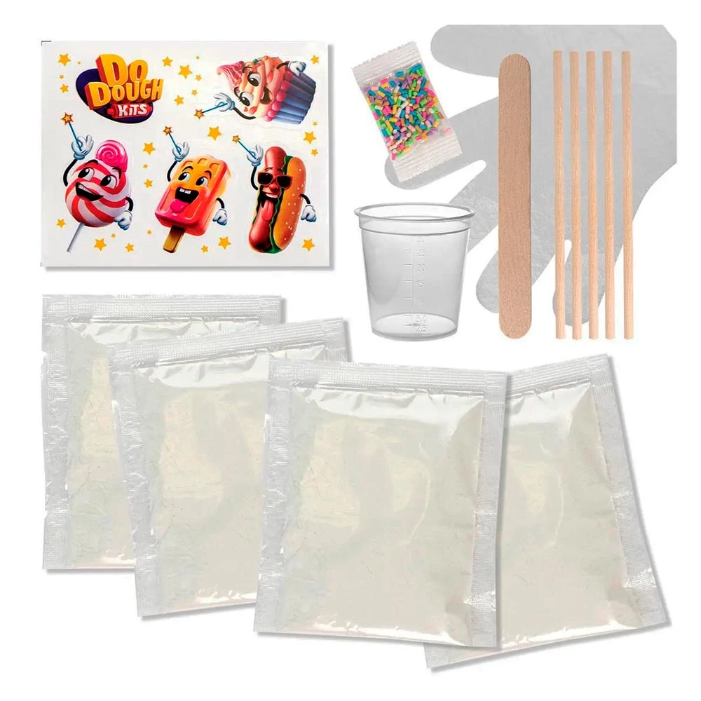 Dry dough for modeling - Lollipops