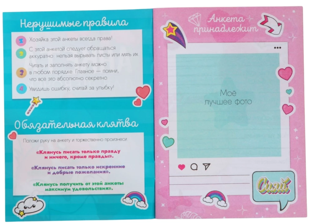 Questionnaire for Girls - Corgi
