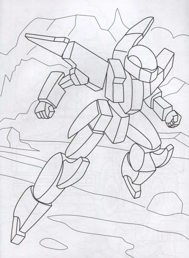 Super-duper Malbuch - Roboter und Maschinen