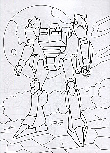 Super-duper Malbuch - Roboter und Maschinen