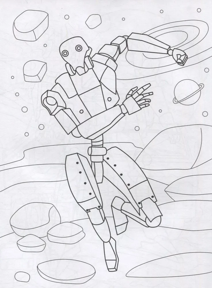 Super-duper Malbuch - Roboter und Maschinen