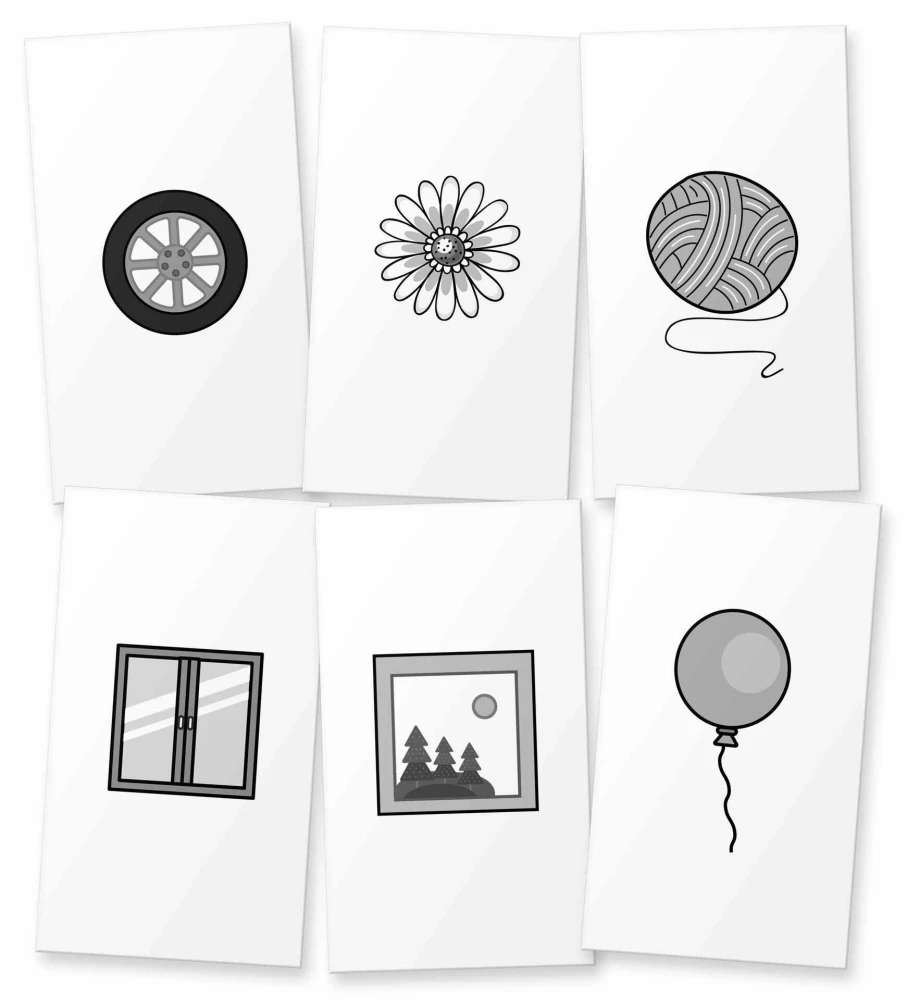 Meow-Bark. Opposites. Developing Perception and Spatial Thinking. Card Set