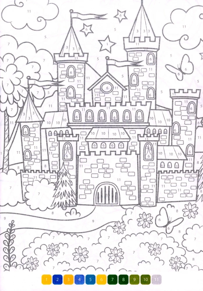 Coloring by Numbers - Land of Magic