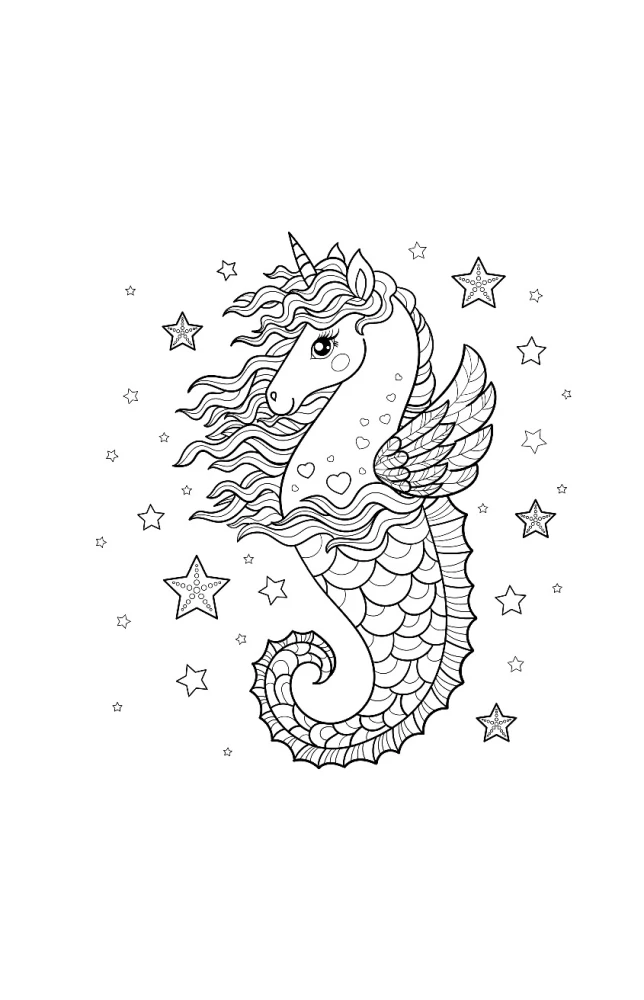 Endless Ocean. Anti-Stress Coloring