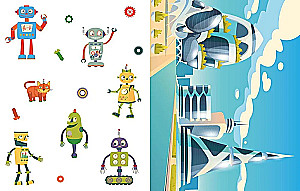 Volumetrische Papier-Spielzeuge. Roboter