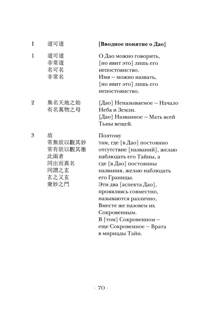 Dao De Jing. Kanon über Dao und De