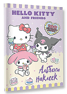 Hello Kitty und Freunde. Stickeralbum (lila)
