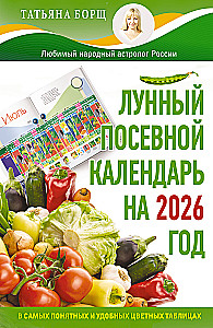 Лунный посевной календарь на 2026 год в самых понятных и удобных цветных таблицах