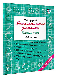 Dyktanda matematyczne. Liczenie ustne. Klasa 4