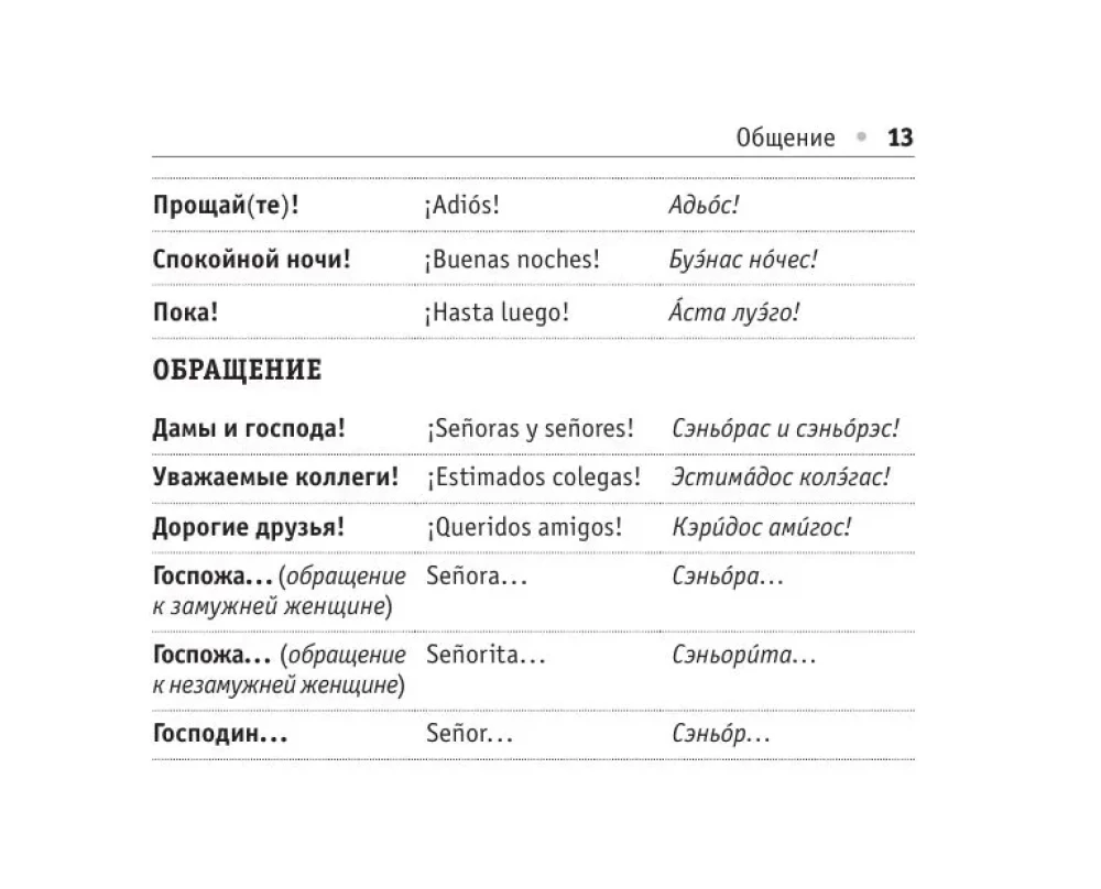 Русско-испанский разговорник