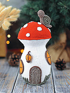 Magiczne domki na szydełku. Ekskluzywne zabawki dla dzieci i dorosłych. Projekt amigurumi