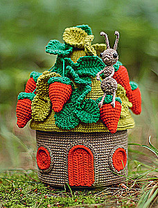 Magiczne domki na szydełku. Ekskluzywne zabawki dla dzieci i dorosłych. Projekt amigurumi