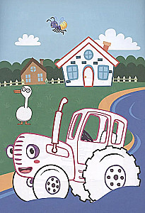 Blue Tractor. Favorite Characters