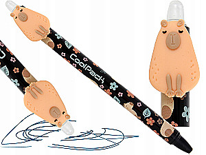 Ścieralny długopis - GIRL Capibara Coolapck, 0,5mm (niebieski)