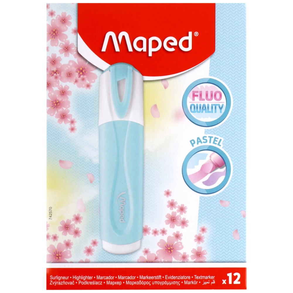 Fluo Peps marķieris (zils)