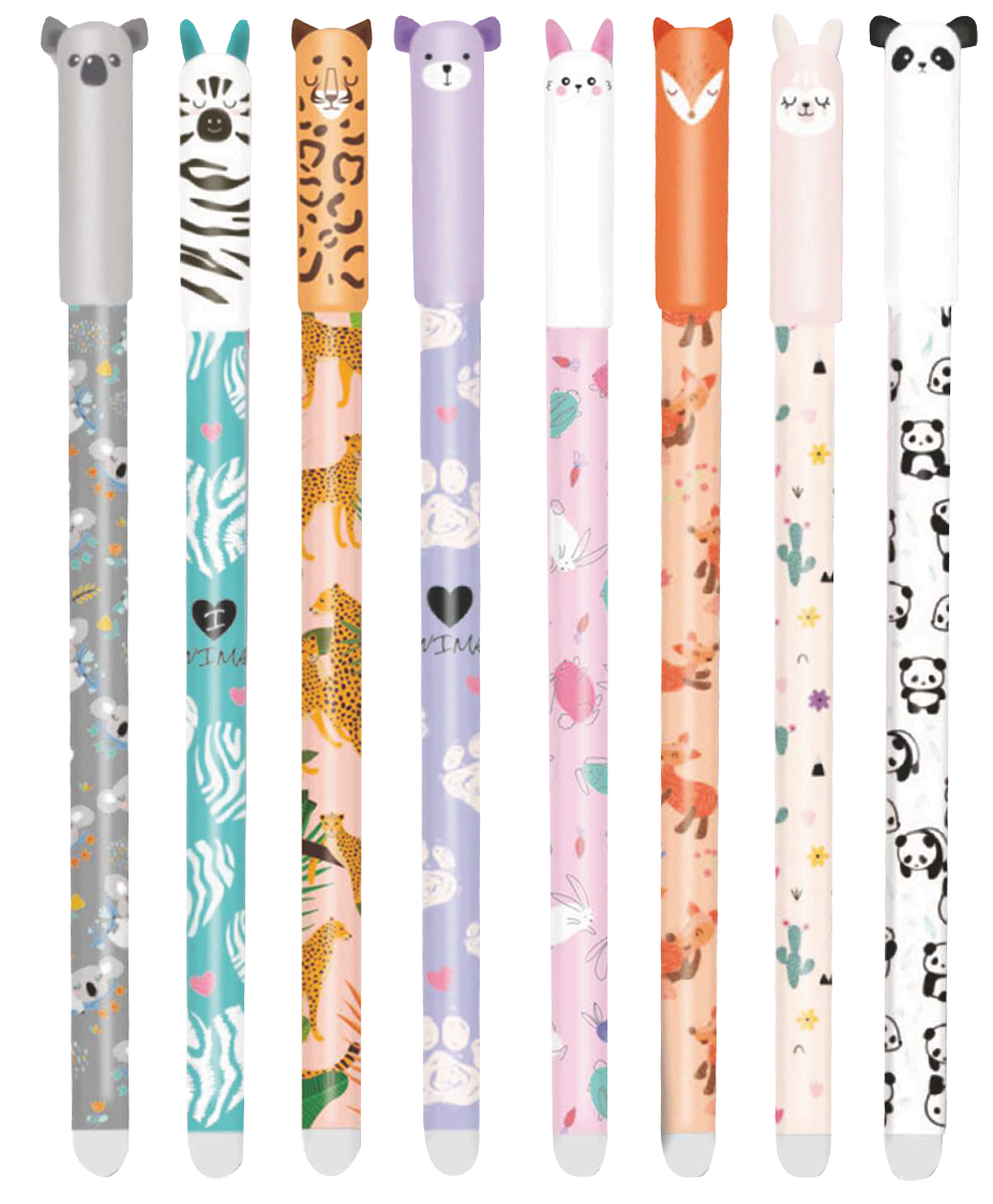 Ручка-ластик - Pets, 0.5мм (синяя)